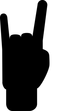 Little Finger And Forefinger Gesture Tracing Svg Vector, Free Vectors File